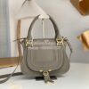 Replica Chloe Marcie Medium Satchel Bag Blue 10