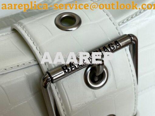 Replica Balenciaga Lindsay Small Shoulder Bag With Strap in Crocodile 8