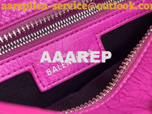 Replica Balenciaga Neo Cagole XS Handbag in Rose Purple Arena Lambskin 7