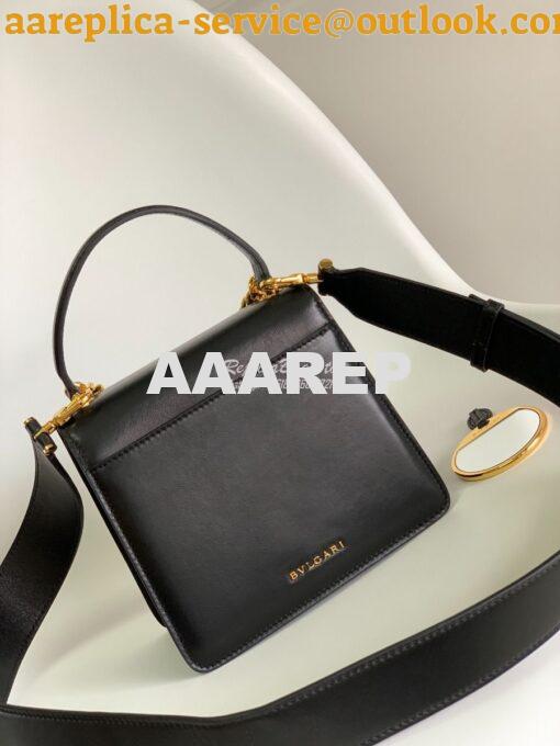 Replica Bvlgari Serpenti Forever  Small Maxi Chain Top-handle Bag In B 4
