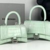 Replica Balenciaga Hourglass Top Handle Bag In Shiny Crocodile Embosse 31