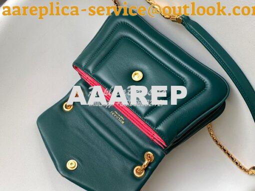 Replica Bvlgari Serpenti Reverse Small Shoulder Bag 292612 Green 6