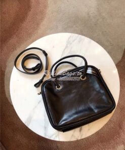 Replica Balenciaga Triangle Square XS bag in calfskin leather
