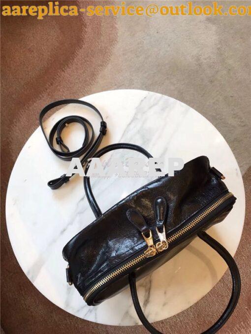 Replica Balenciaga Triangle Square XS bag in calfskin leather 3