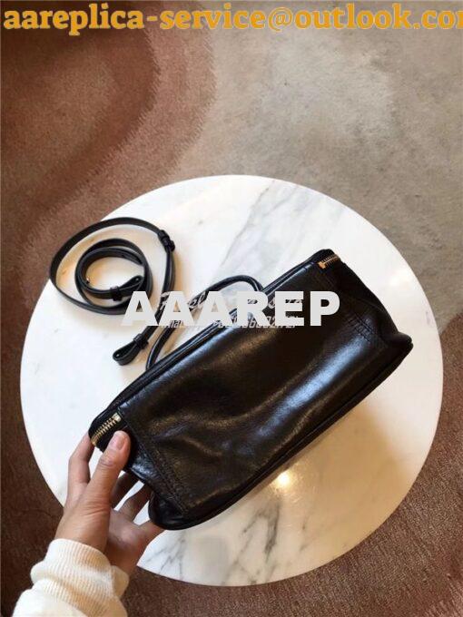 Replica Balenciaga Triangle Square XS bag in calfskin leather 5
