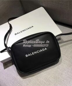 Replica Balenciaga Everyday Camera Bag XS/S black