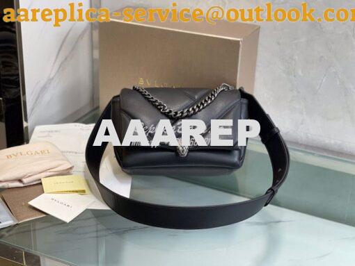 Replica Bvlgari Mini / Small Serpenti Cabochon Crossbody Bag Geometric 3