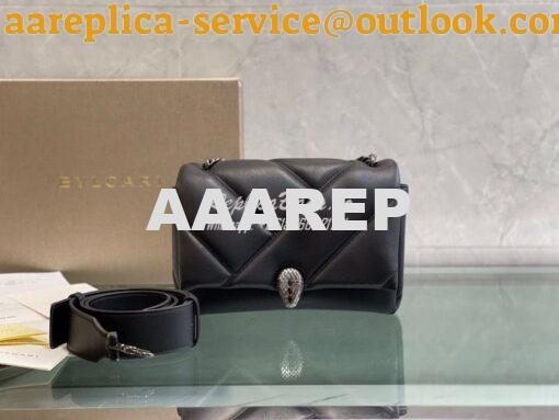 Replica Bvlgari Mini / Small Serpenti Cabochon Crossbody Bag Geometric 4