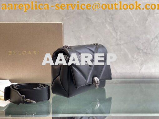 Replica Bvlgari Mini / Small Serpenti Cabochon Crossbody Bag Geometric 5