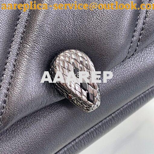 Replica Bvlgari Mini / Small Serpenti Cabochon Crossbody Bag Geometric 16