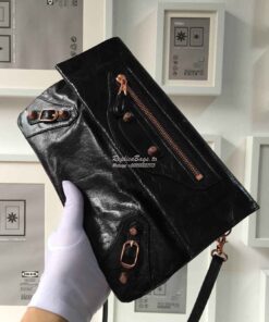 Replica Balenciaga Classic Envelope Strap Black 2