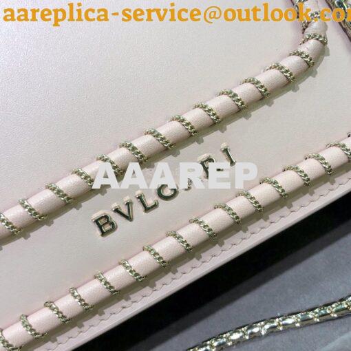 Replica Bvlgari Serpenti Forever Mini Bag with Woven Chain Décor 28804 8