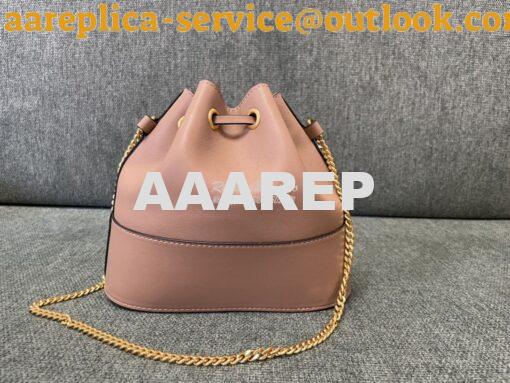 Replica Valentino Mini Bucket Bag In Nappa Leather with VLogo Signatur 7