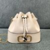 Replica Valentino Mini Bucket Bag In Nappa Leather with VLogo Signatur 10