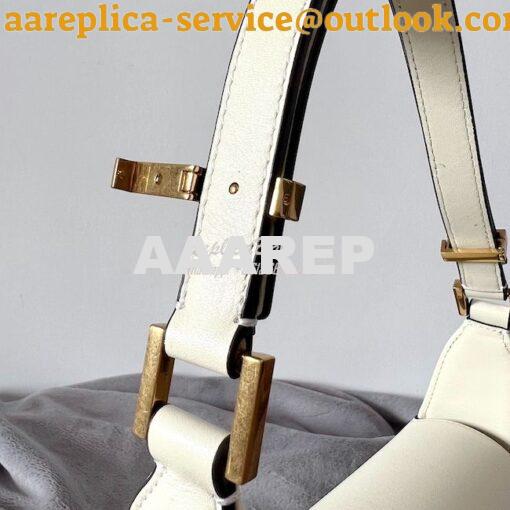 Replica Valentino VLogo Chain Calfskin Shoulder Bag 1W2B0K White 18