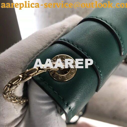 Replica Bvlgari Serpenti Forever Flap Cover Bag 280177 Green 8