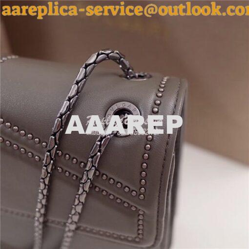 Replica BVLGARI 'Serpenti Forever' Flap cover bag 284173 grey 5