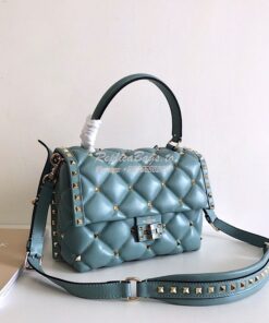 Replica Valentino Candystud Top Handle Bag Minty