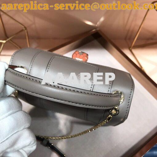 Replica Bvlgari Serpenti Forever Flap Cover Bag with Handle 284537 Moo 7