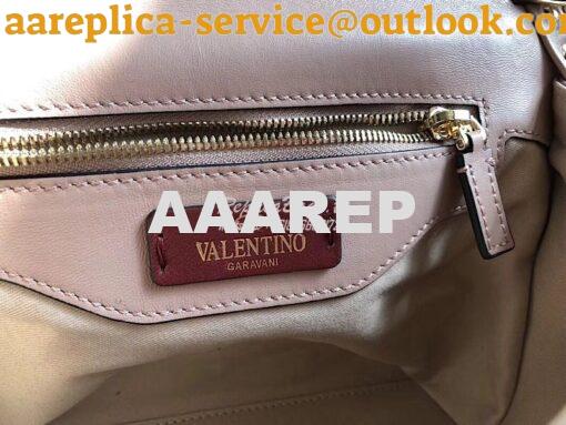 Replica Valentino Candystud Top Handle Bag Pink 7