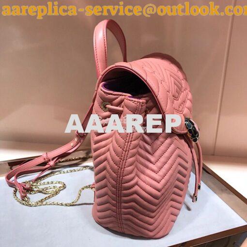 Replica Bvlgari Serpenti Forever Backpack 286538 Zephyr Quartz 3