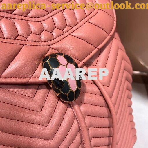 Replica Bvlgari Serpenti Forever Backpack 286538 Zephyr Quartz 4