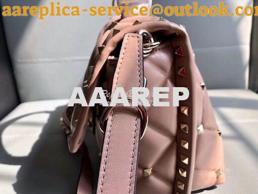 Replica Valentino Candystud Top Handle Bag Beige 6