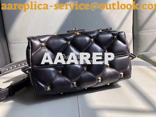 Replica Valentino Candystud Top Handle Bag Black 7