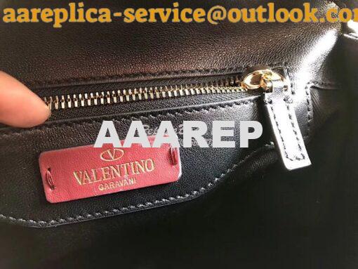 Replica Valentino Candystud Top Handle Bag Black 8