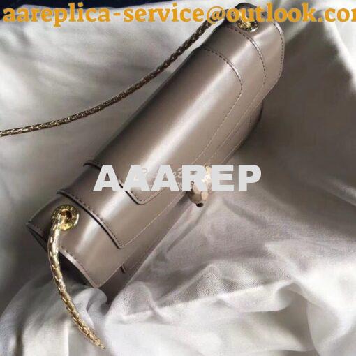 Replica Bvlgari Serpenti Forever Flap Cover Bag Grey 286516 3