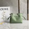 Replica Loewe Goya Backpack in Soft Natural Calfskin 66009 Dark Brown/ 15