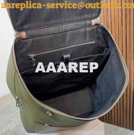 Replica Loewe Goya Backpack in Soft Natural Calfskin 66009 Taupe/Khaki 7