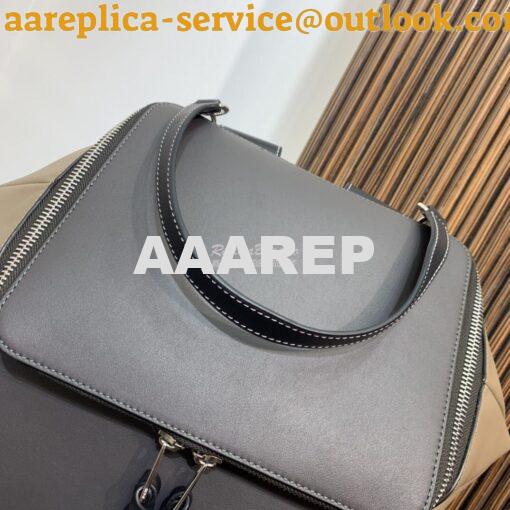 Replica Loewe Goya Backpack in Soft Natural Calfskin 66009 Dark Brown/ 5