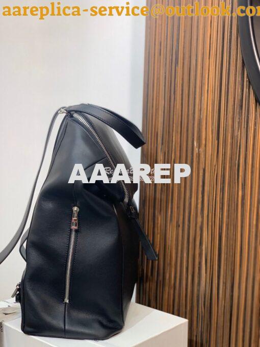 Replica Loewe Goya Backpack in Soft Natural Calfskin 66009 Black 2