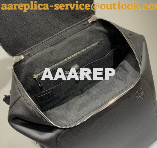 Replica Loewe Goya Backpack in Soft Natural Calfskin 66009 Black 4