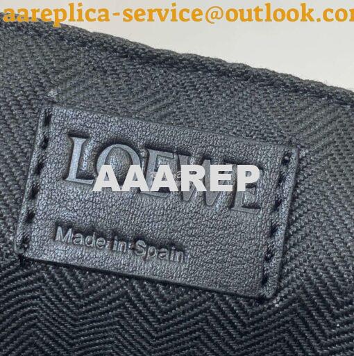 Replica Loewe Goya Backpack in Soft Natural Calfskin 66009 Black 5