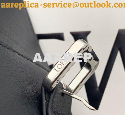 Replica Loewe Goya Backpack in Soft Natural Calfskin 66009 Black 8