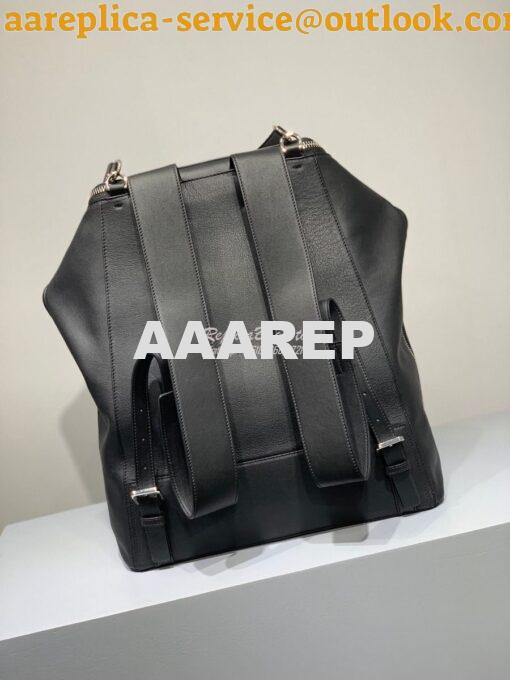 Replica Loewe Goya Backpack in Soft Natural Calfskin 66009 Black 11