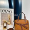Replica Loewe Gate Top Handle Mini Bag 66042 Ochre 10