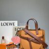 Replica Loewe Gate Top Handle Small Bag 66053 Black/Pecan 11