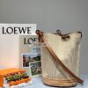 Replica Loewe Gate Top Handle Small Bag 66053 Black/Pecan 10