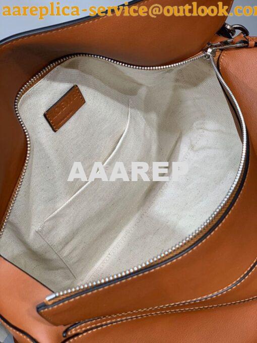Replica Loewe Puzzle Large Bag in Soft Grained Leather 66003 Tan 6
