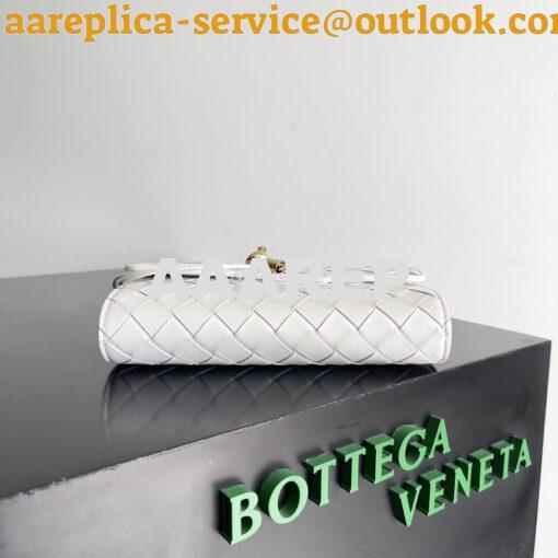 Replica Bottega Veneta BV Andiamo Large Flap Wallet 741504 Lambskin Wh 4