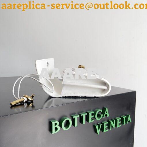 Replica Bottega Veneta BV Andiamo Large Flap Wallet 741504 Lambskin Wh 5