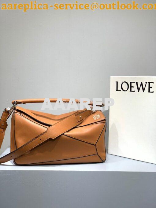 Replica Loewe Puzzle Large Bag 66003 Tan 2