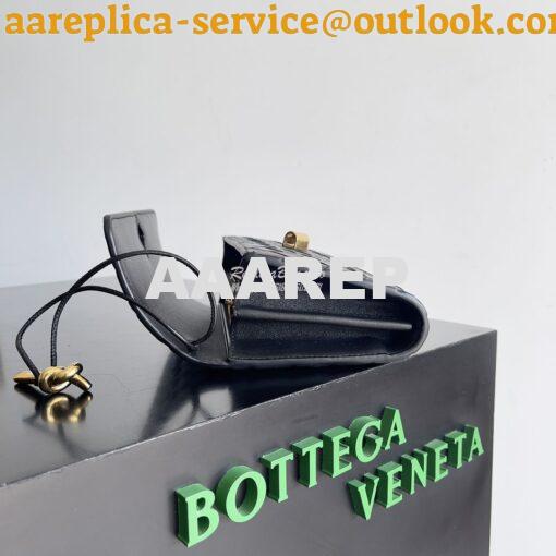 Replica Bottega Veneta BV Andiamo Large Flap Wallet 741504 Lambskin Bl 5