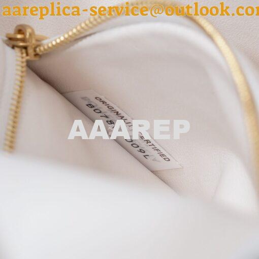 Replica Bottega Veneta Mini Andiamo White Lamb Leather Shoulder Bag 8