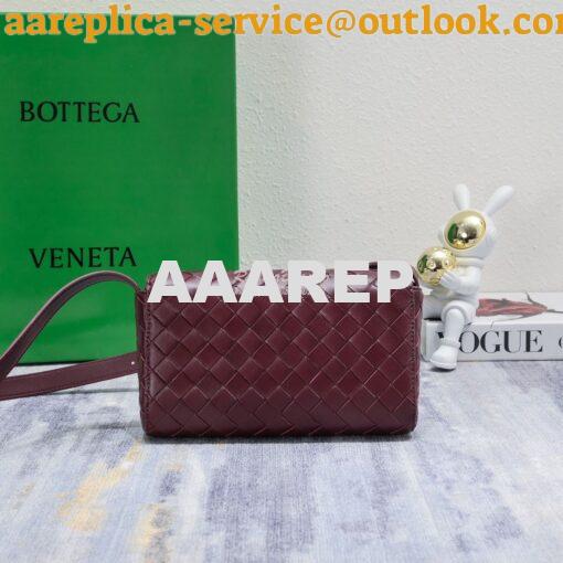 Replica Bottega Veneta Mini Andiamo wine red Lamb Leather Shoulder Bag 2