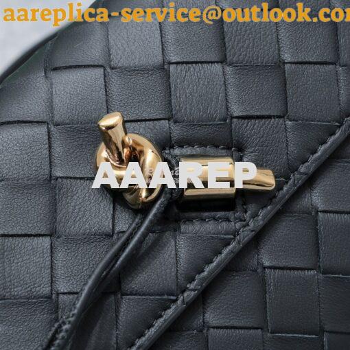 Replica Bottega Veneta Mini Andiamo Black Lamb Leather Shoulder Bag 5