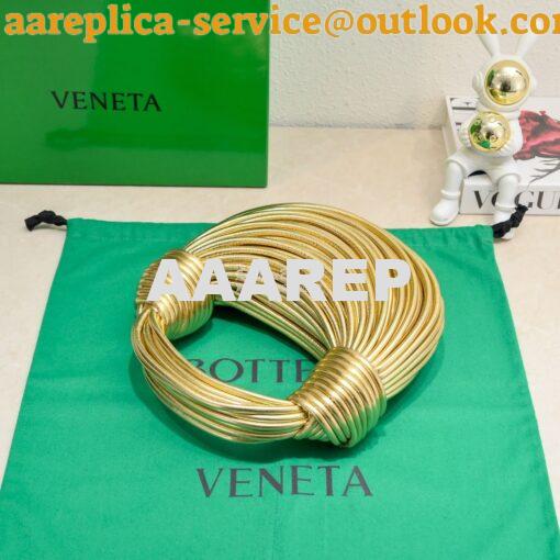 Replica Bottega Veneta Double Knot Mini Bag 680934 Gold 3